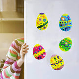 5 x Brand New Jolyeictor 18-piece Easter egg craft set for children, foam rubber craft set, Easter egg decoration craft set, Easter egg DIY crafts, creative sets for crafting and decorating at Easter - RRP €66.0