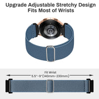 1 x RAW Customer Returns chinbersky 22mm elastic nylon strap compatible with Samsung Samsung Galaxy Watch 3 45mm Galaxy Watch 46mm Gear S3 Classic Huawei GT2, for Huawei Watch GT GT 2 46mm Watch GT2e GT2 Pro - RRP €12.9