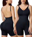 1 x RAW Customer Returns Gotoly Women s Body Shapewear Backless Slimming Slimming Seamless Shaping Bodysuit, Black, M - RRP €26.99