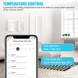 1 x RAW Customer Returns WiFi smart socket, programmable WiFi smart thermostat socket with sensor, WiFi temperature controller socket 230V with app, mini temperature controller 15A APP control, Alexa and Google Assistant - RRP €40.22