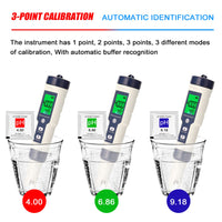 1 x RAW Customer Returns Digital pH Meter 5 in 1 pH Tester EC TDS Salinity pH Meter Electronic Backlight Water Quality Tester IP67 Waterproof 3 Points Auto pH - RRP €26.4