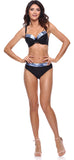 1 x RAW Customer Returns Merry Style Women s Bikini Set P63581 Black Graphite, Cup 85 F Bottom 42  - RRP €50.41