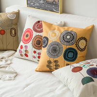 3 x Brand New MIULEE Set of 4 Sunflower Cushion Covers Decorative Pillowcase Sofa Cushions Decorative Pillows Couch Cushions Geometric Patterns Decorative Pillows for Sofa Couch Living Room Bedroom 45 x 45 cm - RRP €54.42