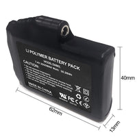 1 x RAW Customer Returns Sun Will 2pcs Rechargeable 7.4V 2200mAh Li-ion Batteries for Heated Gloves Socks Hats Balaclava Ski Mask Clothing - RRP €54.99