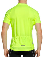 1 x RAW Customer Returns INBIKE Cycling Jersey Men s Short Sleeve Cycling Jersey Short Sleeveless Shirt Bicycle Jersey Jersey Made of Elastic Breathable Quick-Drying Fabric Green 3XL - RRP €21.22