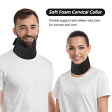 1 x RAW Customer Returns Universal Soft Foam Cervical Collar, Adjustable Neck Support for Sleeping, Relieve Neck Pain and Spine Pressure, Post Stroke Neck Collar - RRP €25.2