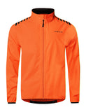 1 x RAW Customer Returns INBIKE Cycling Jacket Men Summer Winter Waterproof Breathable Rain Jacket Raincoat Bicycle Cycling Running Jacket Rain Light Spring Autumn Orange XL - RRP €49.1