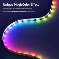 1 x RAW Customer Returns Lepro 15M RGB Music LED Strip, MagicColor Light Strip, Music Light Strip with Remote Control, IP65 Waterproof Dreamcolor LED Strip, Color Changing Light String, Strip Light for Christmas Party Decoration - RRP €42.4