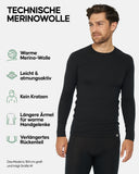 1 x RAW Customer Returns DANISH ENDURANCE Merino Shirt for Men M Black - RRP €47.16