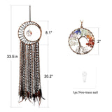 4 x Brand New Mogokoyo Dream Catcher with Moving Feather Dreamcatcher Hanging Ornament Bohemian Decoration for Baby Child Girl Bedroom Window Wall Wedding - RRP €47.96