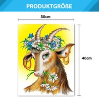 2 x Brand New Uitose Diamond Painting Deer, Diamond Painting Pictures by Numbers Accessories Kits Full Drill, Diamond Embroidery Painting for Wall Decor Children Adults - RRP €19.52