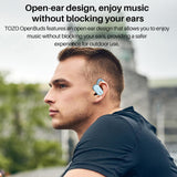 1 x RAW Customer Returns TOZO Open Buds Lightweight Bluetooth Headphones Wireless 5.3 with Multi-Angle Adjustment, Open Ear Design for Long-Lasting Comfort, Crystal Clear Calls While Driving, Blue - RRP €70.99