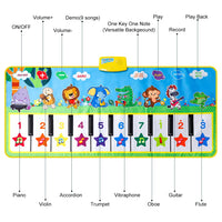 1 x RAW Customer Returns EXTSUD piano mat, children s toy gift for boys and girls, toddler dance mats, baby toy from 1 year old gift, large instruments piano keyboard, keyboard music mat, children s birthday gift - RRP €12.1