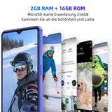 1 x RAW Customer Returns XGODY Cell Phone Without Contract, 13 Pro Android 10 Smartphone with 3670mAh and 6.52 HD Display, Cheap Cell Phone 5 15MP 4G Dual SIM, 2GB 32GB 256GB Expansion, Face ID Type-C Connector Blue  - RRP €49.57