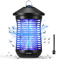 1 x RAW Customer Returns WADEO Electric Insect Killer with Light Sensor, Insect Mosquito Trap 20W 4000V, Mosquito Killer Mosquito Lamp for Indoor and Outdoor Use, IPX4 Waterproof Insect Trap for Bedrooms and Gardens - RRP €54.99