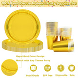 3 x Brand New Rorchio Gold Party Tableware Birthday - RRP €74.94