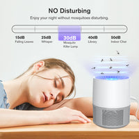 1 x RAW Customer Returns Mosquito Killer Lamp, Electric Mosquito Killer, Indoor Outdoor, USB Electric Foldable Mosquito Fly Killer, Insect Killer, Non-Noise, Mosquito Killer, Effective - RRP €18.19