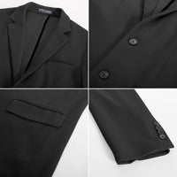 1 x RAW Customer Returns Suits Jackets for Men Wedding Party Modern Sporty Suit Jackets Regular Fit Dark Grey XXL - RRP €62.99