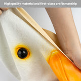 1 x RAW Customer Returns CreepyParty Duck Calling Mask Animal Latex Full Head Realistic Masks for Halloween Carnival Costume Party Parade - RRP €18.79