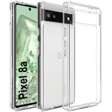 13 x Brand New MIMGOAL Crystal Clear for Google Pixel 8a Case, Never Yellowing Indestructible Military Grade Protection Shockproof Scratch-Resistant Protective Case Transparent Case Thin Cell Phone Case Pixel 8a - Clear - RRP €280.8