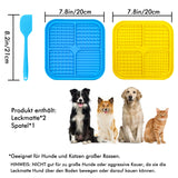 30 x Brand New Nepfaivy Lick Mat Dog and Cat Lick Mat - Pack of 2 Dog Lick Mats with 1 Silicone Spatula for Dogs Small to Large, Lick Mat Dog Perfect for Dog Bathing, Training, Grooming and Claw Care - RRP €376.5