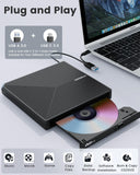 1 x RAW Customer Returns ORIGBELIE External DVD Burner, Portable USB 3.0 and Type C CD DVD - RW Drive, External CD Player for PC Laptop Desktop iMac MacBook Pro Windows 11 10 8 7 XP Linux Mac OS With Case - RRP €28.99