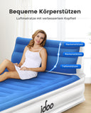 1 x RAW Customer Returns iDOO Air Mattress with Headboard, Double Air Bed Self-Inflating with Integrated Electric Pump, Comfort Inflatable Mattress, Self-Inflating Guest Inflatable Bed - RRP €118.02