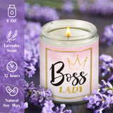 2 x Brand New WATINC Jar Candle Scented Candle Gift Set Lavender Incense Natural Soy Wax Candles with Hanging Tag, Gifts for Chaos Coordinator Relaxing Decor Perfume for Rooms Aromatherapy - RRP €40.8