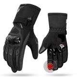 1 x RAW Customer Returns KEMIMOTO Winter Motorcycle Gloves, Motorcycle Gloves with Touchscreen Function, Waterproof, CE 2KP Approved Motorcycle Gloves for Motorcycling, Skiing, Scooter Black M - RRP €30.73