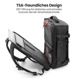 1 x RAW Customer Returns tomtoc 28L Travel Backpack, TSA Friendly Hand Luggage Backpack Travel Backpack for 15.6 inch Laptop, Flight Approved Carry-on Luggage Water-Repellent Cabin Backpack for Travel Weekender Trip - RRP €77.34