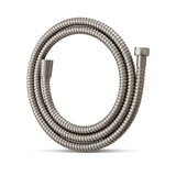 1 x RAW Customer Returns OFFO shower hose, stainless steel replacement high pressure shower pipe kink protection shower hose for bathroom fittings brushed nickel, 2m - RRP €17.14