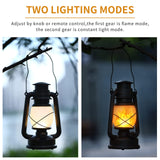 1 x RAW Customer Returns Outdoor Lantern, 2PCS LED Hanging Garden Lanterns with Remote Control Battery Lantern, Battery Operated Flickering Flame Lantern, Waterproof Portable Camping Lantern, Decorative Lights - RRP €29.5