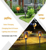 5 x Brand New Solar Lights for Outdoor Garden, Yohencin Flame Effect Waterproof Solar Lamps Torches Lighting for Outdoor Use Solar Lamps Ornament Patio Path Driveway Pack of 6  - RRP €169.95