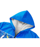 1 x Brand New SwissWell Hoodie Children s Fleece Jacket for Boys Hooded Pullover Zipper Winter Jacket with Hood Sweat Jacket with Fleece Lining Hooded Jacket Sweatshirt with Zip 6-15 Years Blue - RRP €39.99