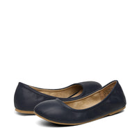 1 x Brand New DREAM PAIRS Ballerinas Women s Ballet Flat Elegant Flat Shoes Soft PU Leather Comfortable Navy Size 37 EUR  - RRP €29.99