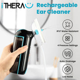 1 x RAW Customer Returns iTHERAU Earwax Remover, Electric Ear Cleaner with 4 Pressure Modes, Rechargeable Ear Cleaner for Adults Children, IPX7 Waterproof, Auto Draining, Ear Cleaning with 6 Tips - RRP €49.99