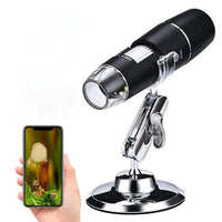 1 x RAW Customer Returns WiFi Microscope, XVZ 50X up to 1000x Mini Digital Microscope with Light Compatible for iPhone Android iPad - RRP €29.75