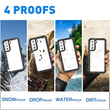 1 x RAW Customer Returns AICase Waterproof Case for Samsung Galaxy S21 FE Snowproof,Dustproof and Shockproof,IP68 Certified Full Body Protection,Underwater Protective Case for Samsung S21 FE 5g - RRP €20.15