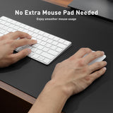 1 x RAW Customer Returns Aothia desk pad, mouse pad with leather and non-slip suede, multifunctional office mouse pad laptop writing pad, table protection pad for office home 80 x 40 cm, black  - RRP €17.5