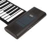 1 x RAW Customer Returns Roll-Up Piano, Portable Electronic Piano with 88 Keys, Bluetooth Soft Keyboard with Two Speakers, Foldable Educational Electronic Digital Music Piano Keyboard for Black  - RRP €108.89