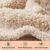 1 x RAW Customer Returns 1 Pack 3 Blankets Super Soft Premium Fluffy Dog Blanket Cat Blanket for Pet Dogs Cats Puppy Beige M 52 76 cm  - RRP €29.99