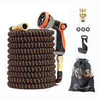 4 x RAW Customer Returns PRODUCTS 4 LIFE Garden Hose, 15M Expandable Hose, 10 Spray Patterns, Metal Alloy Connector, 3750D Fabric, Heavy Duty 4-Layer Latex Core Hose -15m 50ft - RRP €99.12