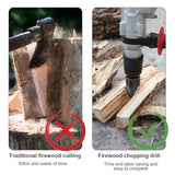 2 x RAW Customer Returns Wood splitter 42mm 32mm with 4 drill handles, cone splitter wood splitting wood splitter firewood drill screw cone wood firewood drill cone splitter spiral drill firewood log splitter 32mm 42mm - RRP €38.3