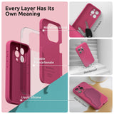 1 x RAW Customer Returns SURPHY compatible with iPhone 15 Pro case silicone with strap screen protector 6.1 2023, mobile phone case iPhone 15 Pro case with camera protection, iPhone 15 Pro protective case, hibiscus - RRP €18.14