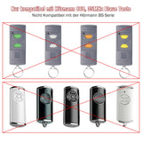 1 x RAW Customer Returns Garage door opener, 1 piece 868 MHz replacement remote control compatible with hand transmitter Hormann HSE2-868, HS M 2 4-868, HSZ1 2-868, HSD2-A-868, HSD2-C-868 remote control, 2 channels, garage door remote control - RRP €18.05