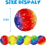 2 x Brand New 4 pieces jumping rubber ball, astro jump ball, space ball, power space balls toy, bounce hole ball, space ball mini bouncing ball toy, bounce ball, toy planet bouncy balls for children outdoors - RRP €16.8