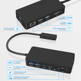 1 x RAW Customer Returns Surface Dock, Surface Docking Station, 12 in 1 Triple Display Microsoft Surface Dock with 2 HDMI 4K VGA for Surface Pro 9 8 X 7 6 5 4 3, Surface Laptop 5 go 4 3 2 1, Surface Book 3 2,Surface Book - RRP €160.33