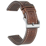 1 x RAW Customer Returns Leather Watch Straps for Men, Horween Quick Release Leather Watch Strap Vintage Watch Replacement Wrap of 18mm, 20mm, 22mm - RRP €29.23