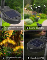 16 x Brand New 2PCS Solar Firefly Outdoor Garden 10LED Solar Lamp Outdoor Fireflies for Garden Solar Fireflies Waterproof IP65 Solar Garden Light Fireflies Warm White for Outdoor Garden Decoration - RRP €268.0