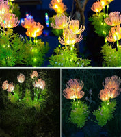 1 x RAW Customer Returns Joysing garden decoration solar garden light outside, 2 pieces solar lamps for outside garden, flower solar lamps waterproof solar flower lamp, solar light with 3 flowers for lawn terrace balcony flower box - RRP €19.99